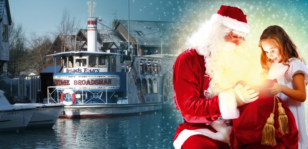 santa cruise river trip banner