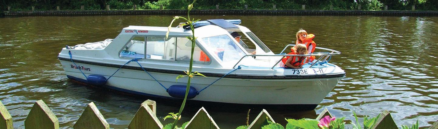 Large Electric Day Boat Hire