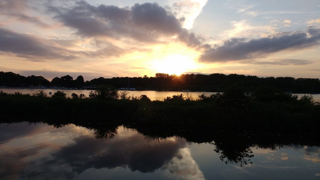 norfolk broads sunset