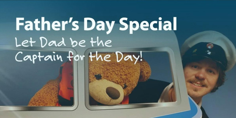 Its Father’s Day, Let Dad be Captain for the Day!